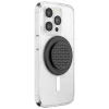 PopSockets Kerek Alumínium Triangle Knurl Grip MagSafe telefontartó és állvány fekete thumbnail