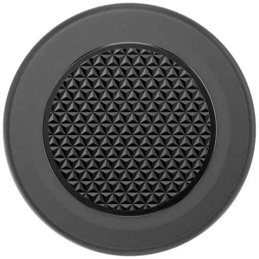 PopSockets Kerek Alumínium Triangle Knurl Grip MagSafe telefontartó és állvány fekete - 2