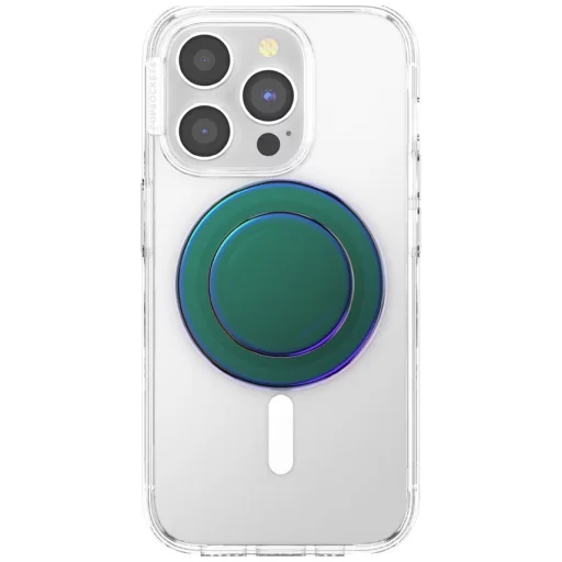 PopSockets okrúhly držiak na telefón a stojan MagSafe – polnočný odtieň, opálový - 3