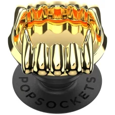 PopSockets Say Cheese öntapadós telefontartó és kitámasztó MagSafe arany