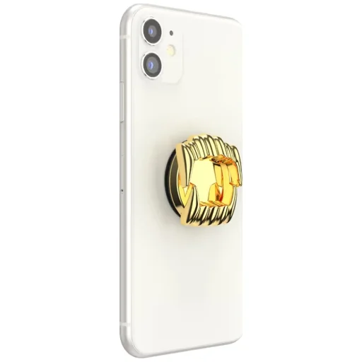 PopSockets Say Cheese samolepiaci držiak a stojan na telefón MagSafe zlatý - 6