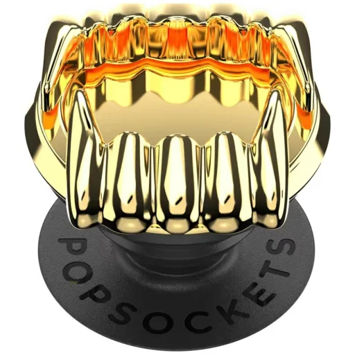 PopSockets Say Cheese samolepiaci držiak a stojan na telefón MagSafe zlatý - 1