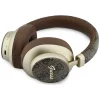 Guess Bluetooth ENC 4G Gold Script Metal hnedé bezdrôtové slúchadlá thumbnail