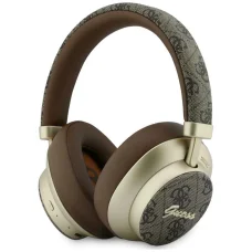 Guess Bluetooth ENC 4G Gold Script Metal barna vezeték nélküli fejhallgató