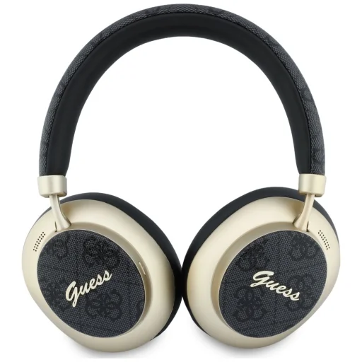 Guess Bluetooth ENC 4G Gold Script Metal čierne bezdrôtové Bluetooth slúchadlá - 4