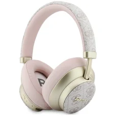 Guess Bluetooth ENC 4G Gold Script Metal rózsaszín vezeték nélküli Bluetooth fejhallgató
