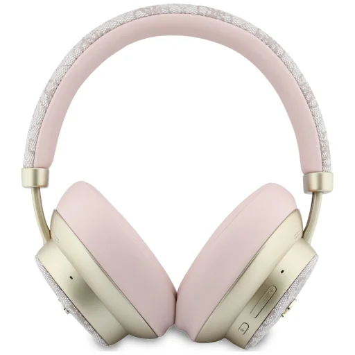Guess Bluetooth ENC 4G Gold Script Metal ružové bezdrôtové Bluetooth slúchadlá - 3