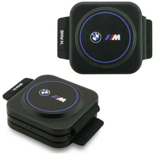 BMW M Q2 Print Logo 3 v 1 bezdrôtová nabíjačka modrá - 1