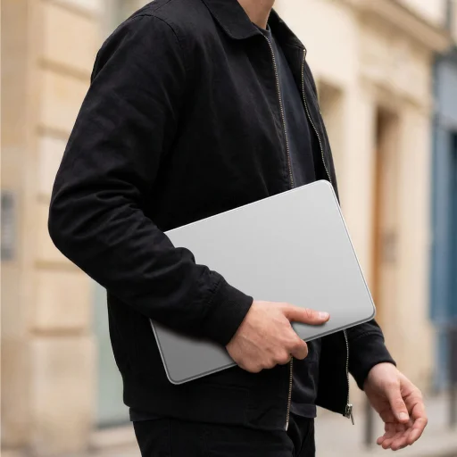AmazingThing Titan Hardshell puzdro pre MacBook Neo 13" – priehľadné - 5