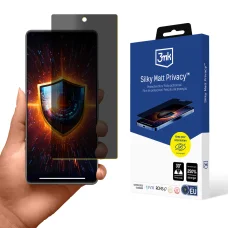 Adatvédelmi védőfólia 3mk Silky Matt Privacy Google Pixel 7A 5G üvegfólia
