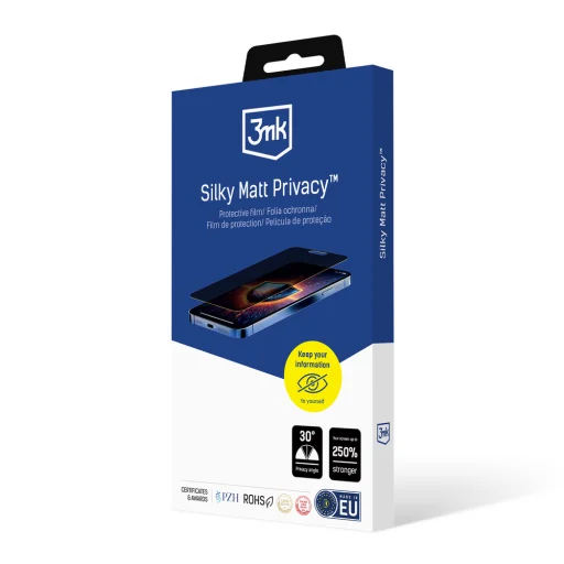 Privátna ochranná fólia 3mk Silky Matt Privacy Google Pixel 7A 5G ochranné sklo - 10