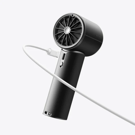 Jisulife Pro1 Mini kézi ventilátor 4250 mAh USB-C hordozható ventilátor - fekete - 12