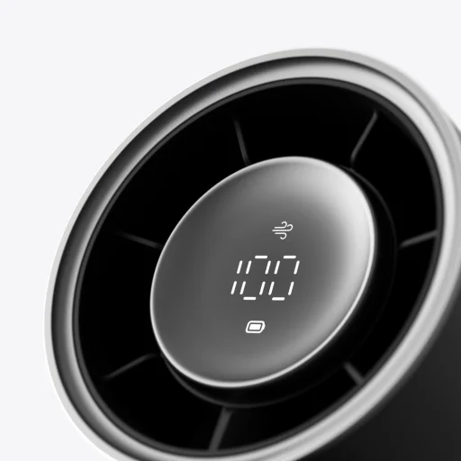 Jisulife Pro1 Mini kézi ventilátor 4250 mAh USB-C hordozható ventilátor - fekete - 14