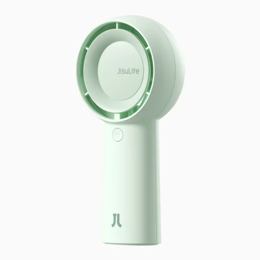 Jisulife Kézi Ventilátor 5 Plus 4000 mAh Mini Légfúvó Hordozható Ventilátor - Zöld - 1