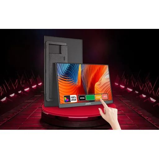 ANMITE A140W05T 14 hüvelykes hordozható érintőképernyős monitor - 9
