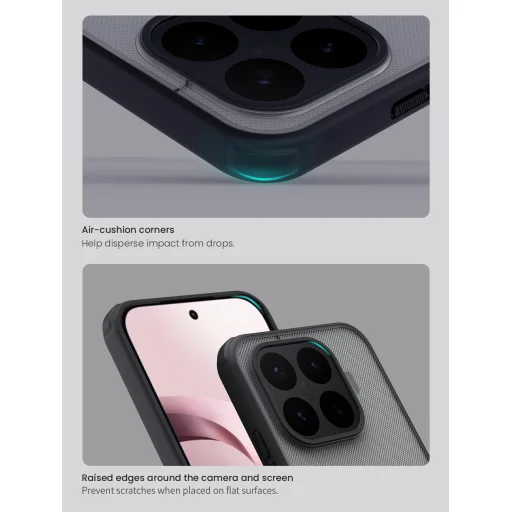 Xiaomi 17T Nillkin Super Frosted PRO fekete tok - 5