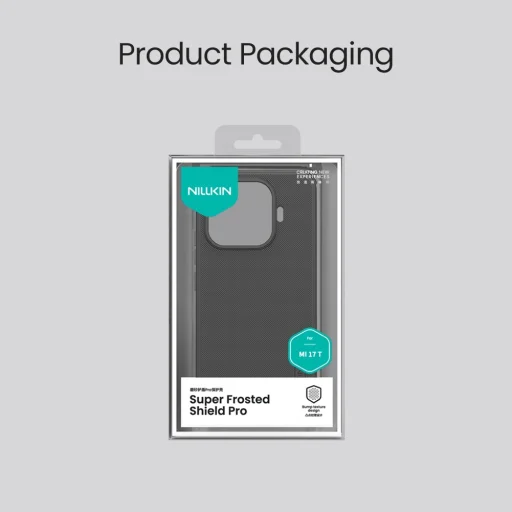 Xiaomi 17T Nillkin Super Frosted PRO fekete tok - 7