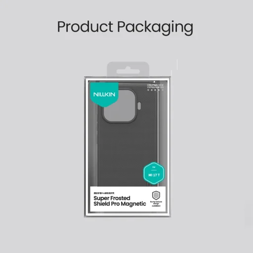 Xiaomi 17T Nillkin Super Frosted Pro magnetický zadný kryt čierny - 8