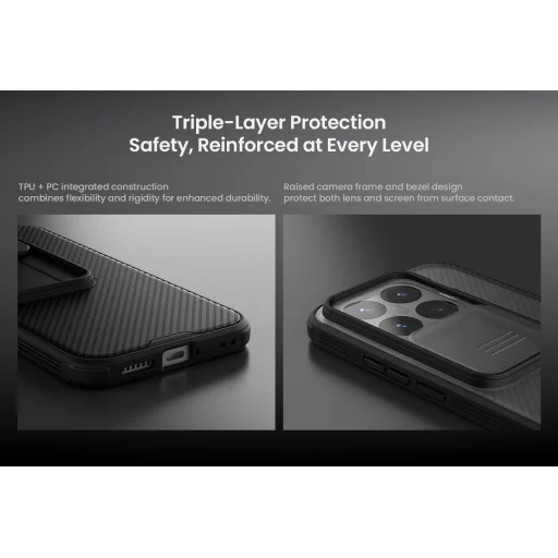 Xiaomi 17T Nillkin CamShield Pro čierne puzdro - 5