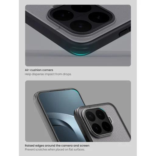 Xiaomi 17T Pro Nillkin Super Frosted PRO čierne puzdro - 5