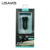 USAMS US-CC028 2 portos USB autós töltő QC 3.0 fekete thumbnail