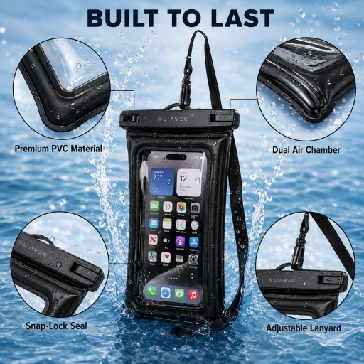 Liavec Aqua univerzális vízálló telefontok légkamrával - 2
