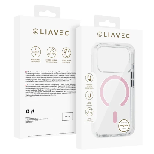 iPhone 17 Pro / 18 Pro Liavec Pure rózsaszín tok (kamera vezérlőgombbal) - 15