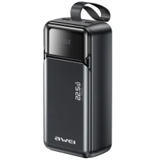 Awei PA-105 40000 mAh 22,5 W PD čierna powerbanka
