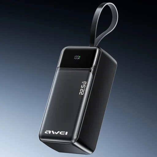 Awei PA-105 40000 mAh 22,5 W PD čierna powerbanka - 2