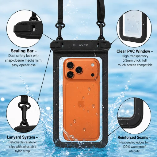 Liavec Aqua univerzális vízálló tok - 3