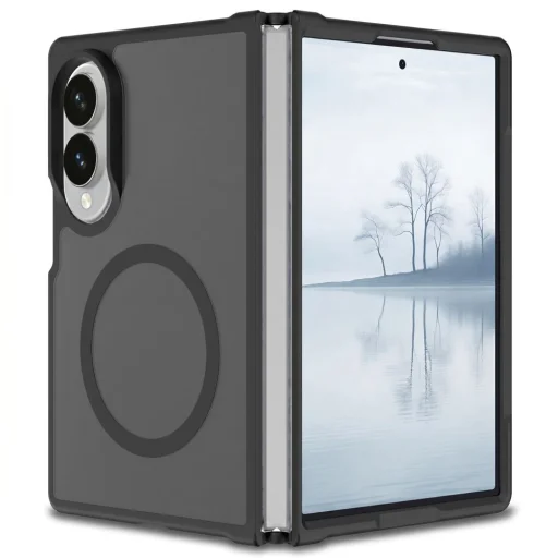 Samsung Galaxy Z Fold 8 Tech-Protect Magmat MagSafe matné čierne puzdro - 1