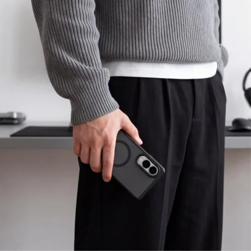 Samsung Galaxy Z Fold 8 Tech-Protect Magmat MagSafe matné čierne puzdro - 4
