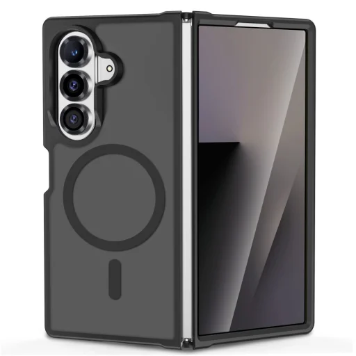 Samsung Galaxy Z Fold 7 / 8 Ultra Tech-Protect Magmat MagSafe matné čierne puzdro - 1