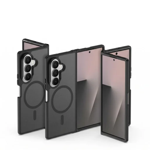 Samsung Galaxy Z Fold 7 / 8 Ultra Tech-Protect Magmat MagSafe matné čierne puzdro - 3