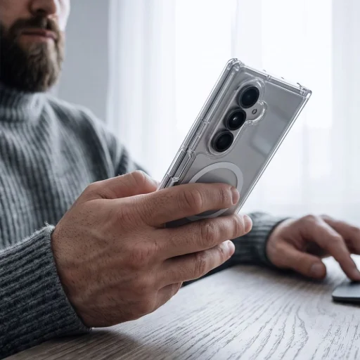 Samsung Galaxy Z Fold 8 Ultra Tech-Protect FlexAir Hybrid MagSafe priehľadné puzdro - 5