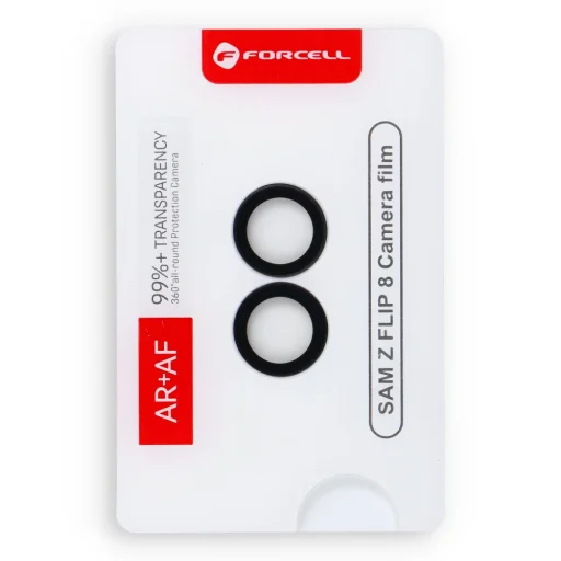 Samsung Galaxy Z Flip 8 Forcell Premium fekete kamera üvegfólia - 3