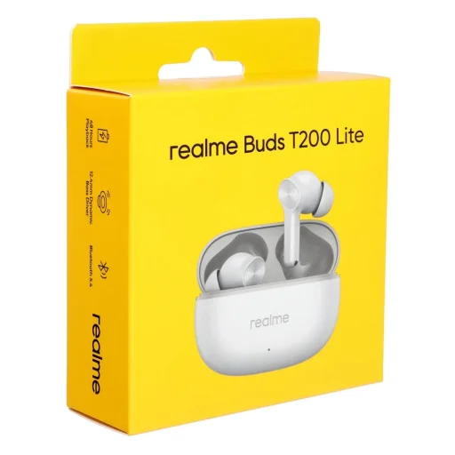 realme Buds T200 Lite bezdrôtové slúchadlá, búrková sivá - 5