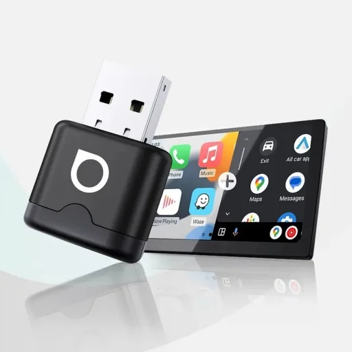 Ottocast CA530-T Mini Aura 2026 bezdrôtový adaptér do auta pre CarPlay a Android Auto - 2