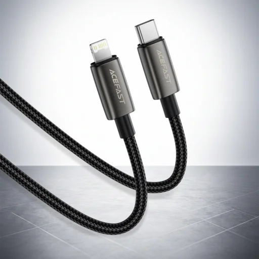 Acefast C23-01 kábel USB-C – Lightning, 30 W, 1,2 m, čierny - 4