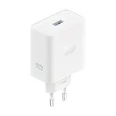 Oppo SuperVOOC USB-A 100 W-os hálózati töltőadapter USB-C adatkábel, fehér