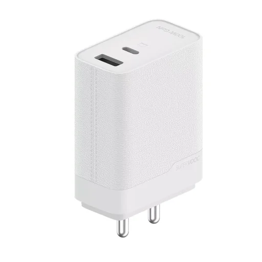 Oppo SuperVOOC USB-C 100 W sieťový nabíjací adaptér, USB-C dátový kábel, biely - 3