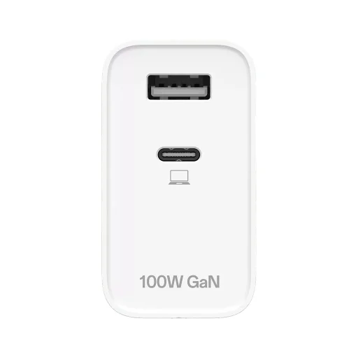 Oppo SuperVOOC USB-C 100 W sieťový nabíjací adaptér, USB-C dátový kábel, biely - 5