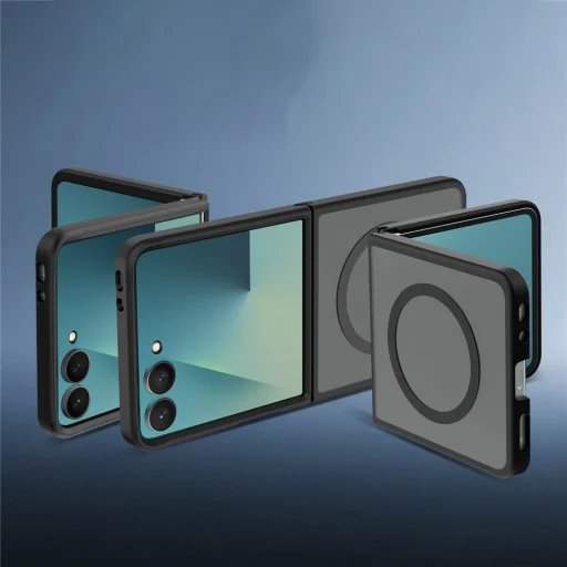 Samsung Galaxy Z Flip8 Techsuit PureFrost MagSafe matné čierne puzdro - 2