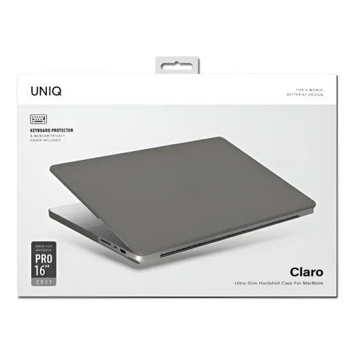 UNIQ Vero MacBook Pro 16 (2021) matný sivý ochranný kryt - 7
