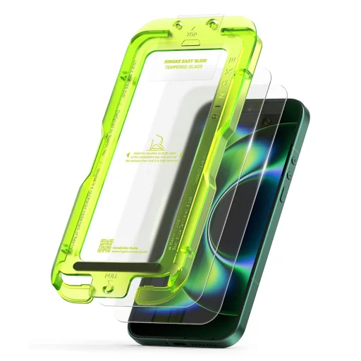 Xiaomi 17 Ultra Ringke Easy Slide edzett üvegfólia (2 db), átlátszó üvegfólia - 2