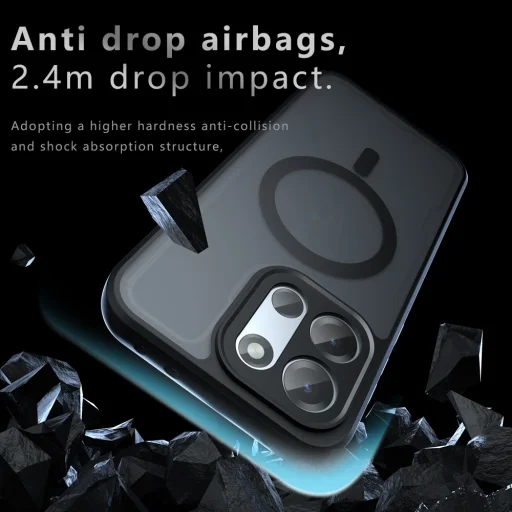OnePlus Nord 6 Techsuit PureFrost MagSafe matné čierne puzdro - 5