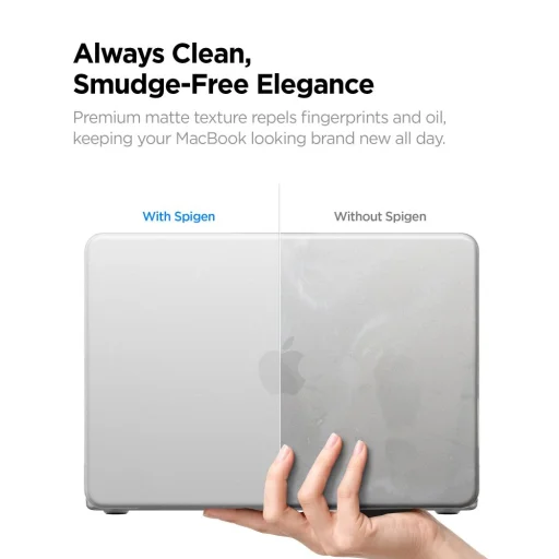 MacBook Neo 13 (2026) Spigen AirSkin matné priehľadné puzdro - 8