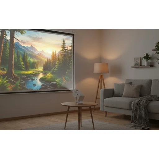 Philips N-140 720p biely mini projektor - 5