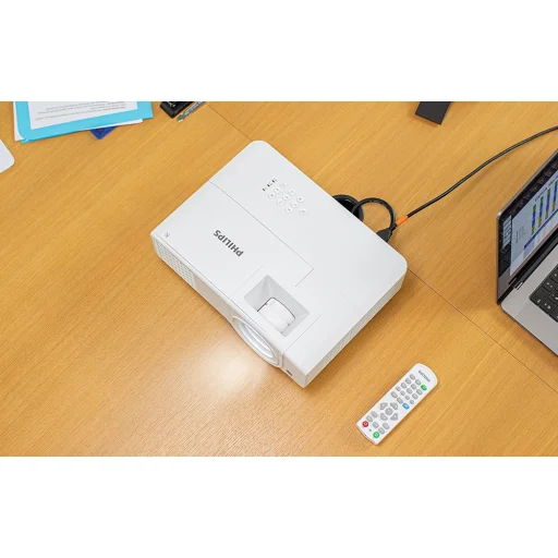 Philips PR-650 WXGA projektor biely - 6