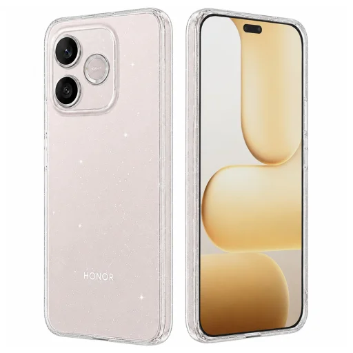 Honor 600 Lite Techsuit SparkleSkin Series priehľadný trblietavý obal - 1